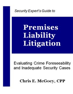 Crime Foreseeability Premises Liability Book
